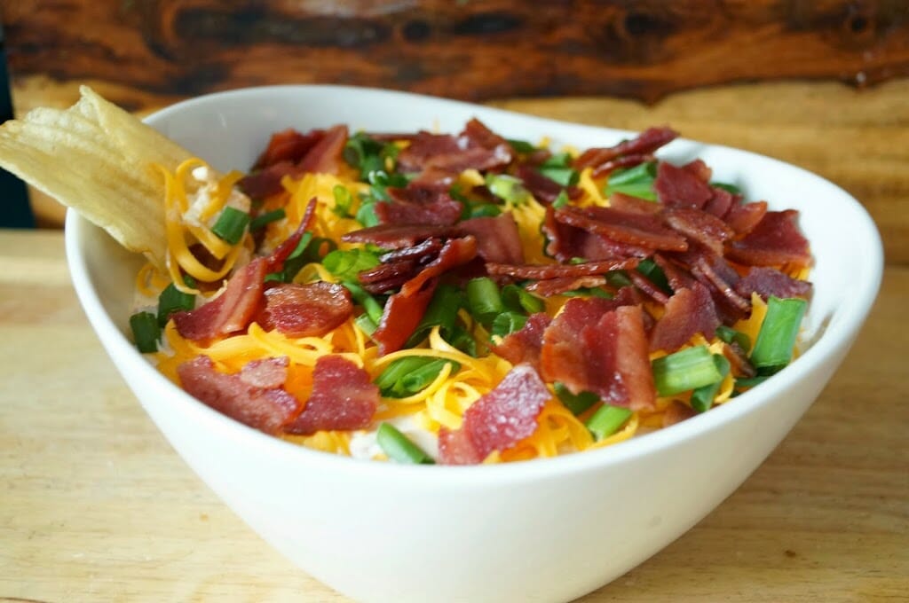 Loaded Baked Potato Dip Ready to Eat