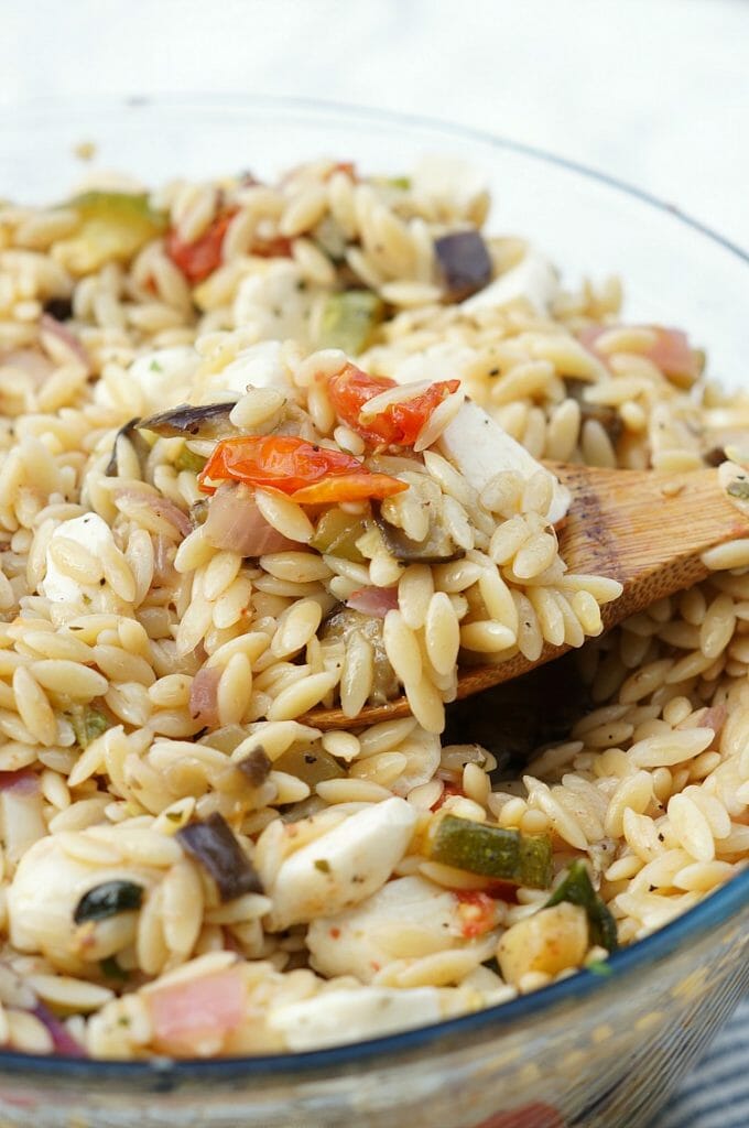 Roasted Vegetables with Orzo