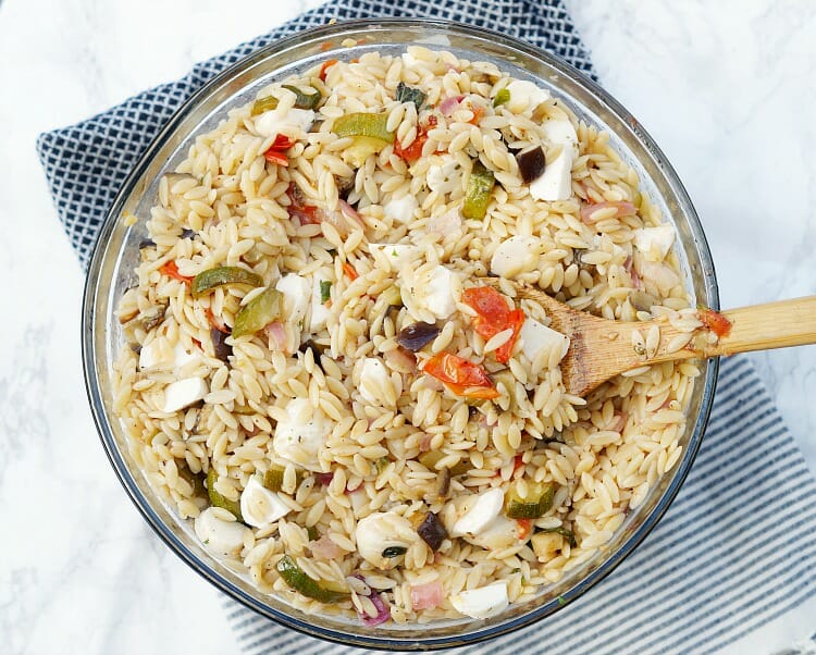 Easy Orzo Pasta Salad