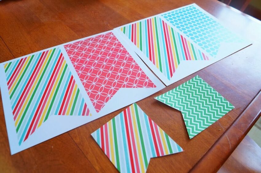 Printable spring banner paper