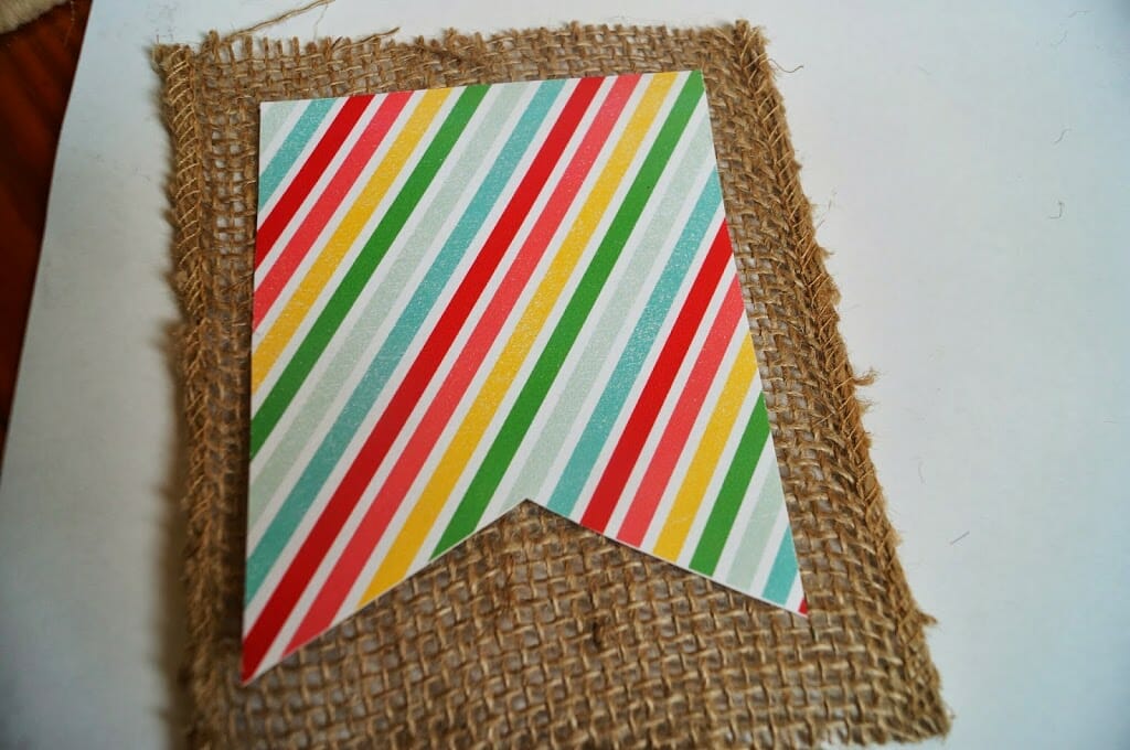 Printable spring banner paper cut-out