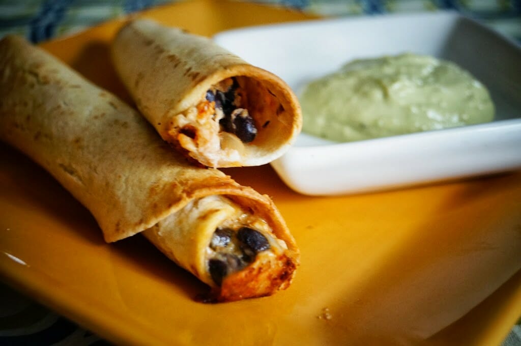 Creamy Baked Chicken Taquitos Ready to Eat