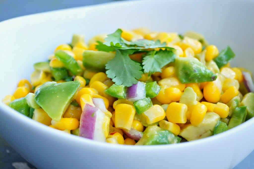Chipotle Copycat Corn and Avocado Salsa Recipe