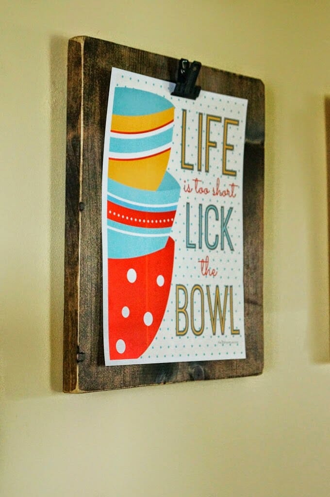 Distressed Wood Chunky DIY Clipboards