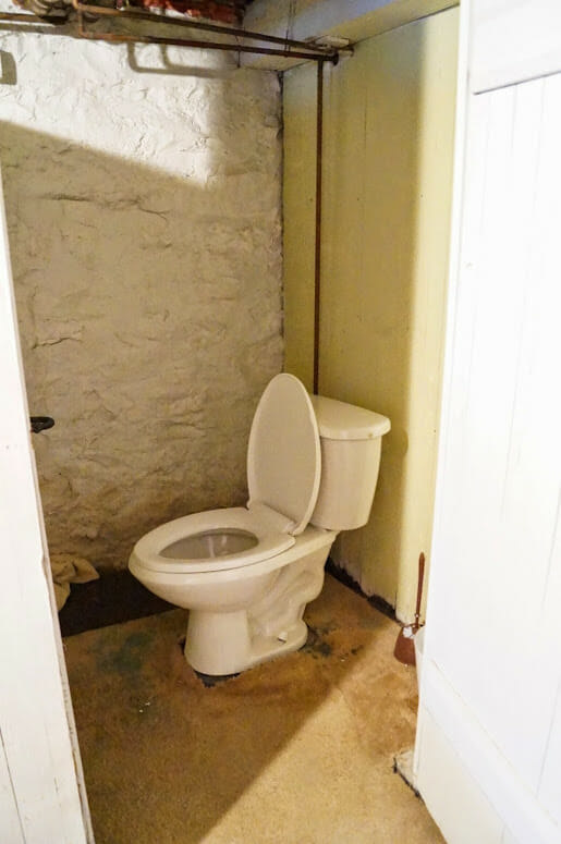 Ugly Bathroom Toilet Area