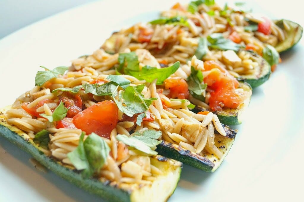 Weight Watchers Grilled Stuffed Zucchini