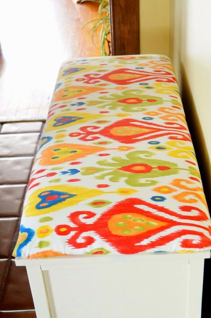 DIY No Sew Bench Cushion Easy, Stylish and Inexpensive