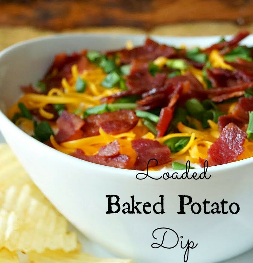 Loaded Baked Potato Dip by Old House to New Home