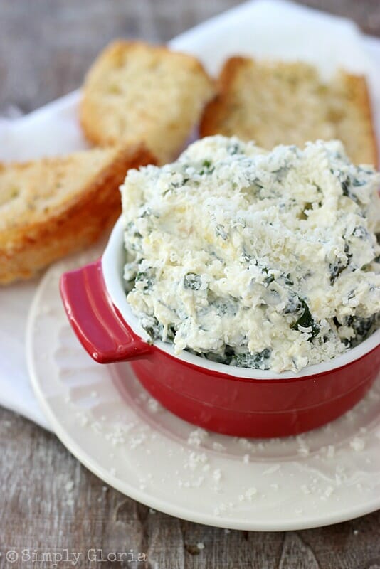 Spinach Artichoke Parmesan by Simply Gloria