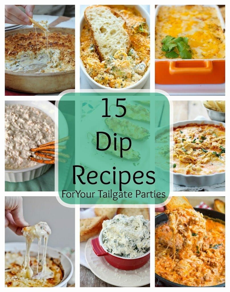 15 Delicious Dips for Your Tailgating Party!
