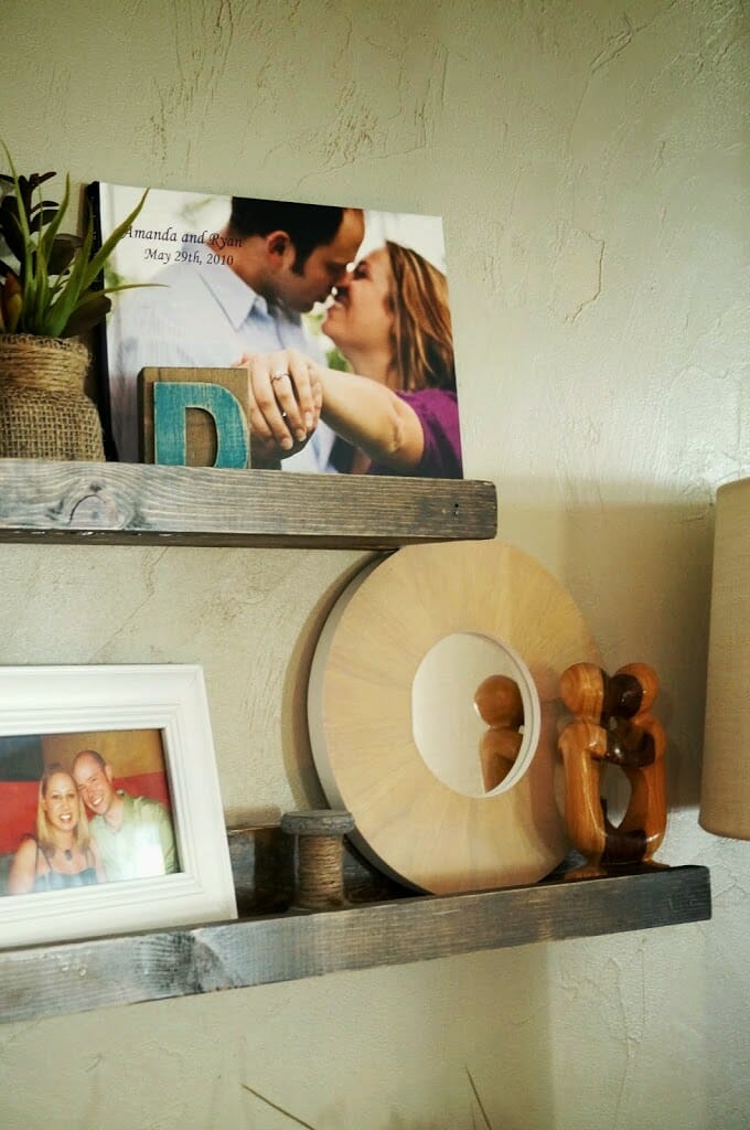 DIY Shelves in Nursery