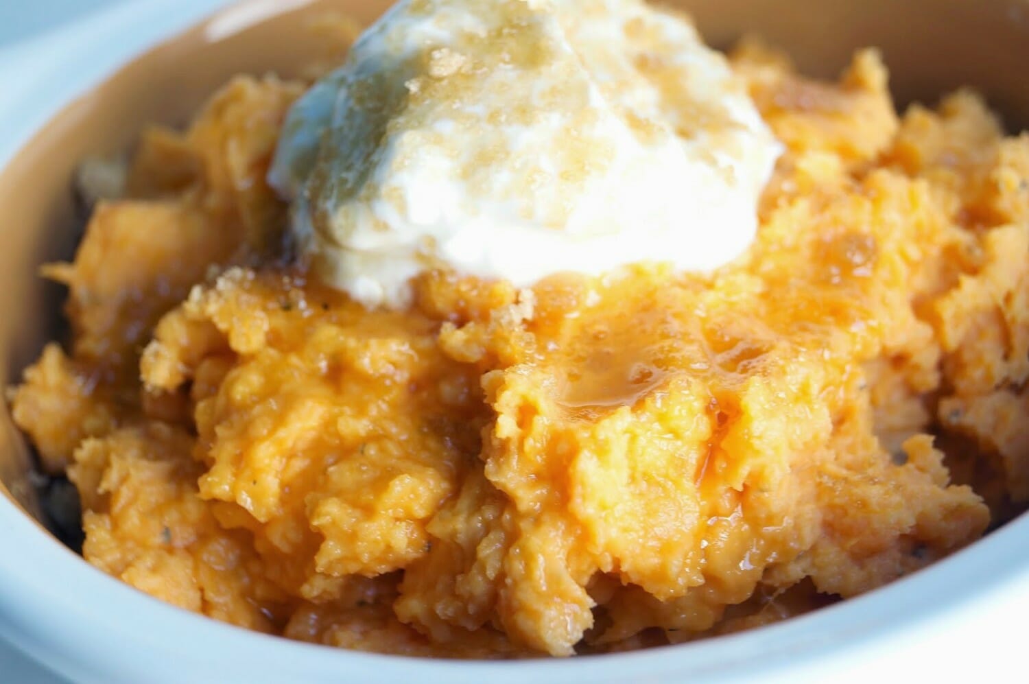 Skinny Smashed Sweet Potatoes