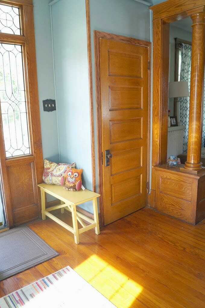DIY Coat Closet in the Foyer