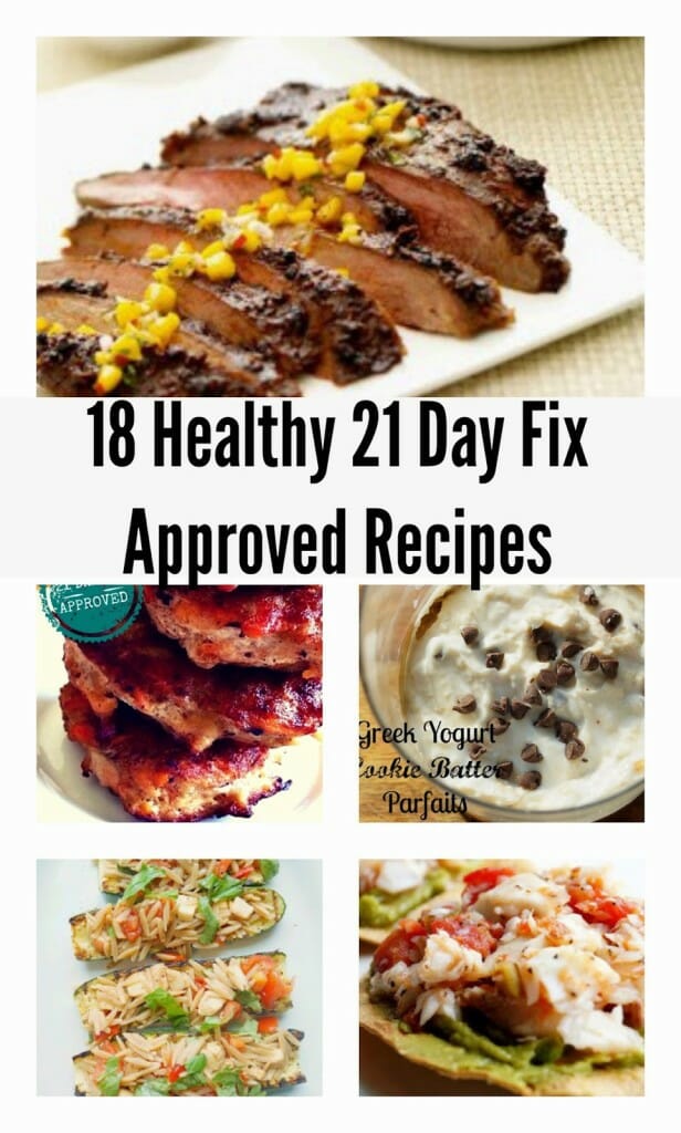 18 Healthy 21 Day Fix Recipes