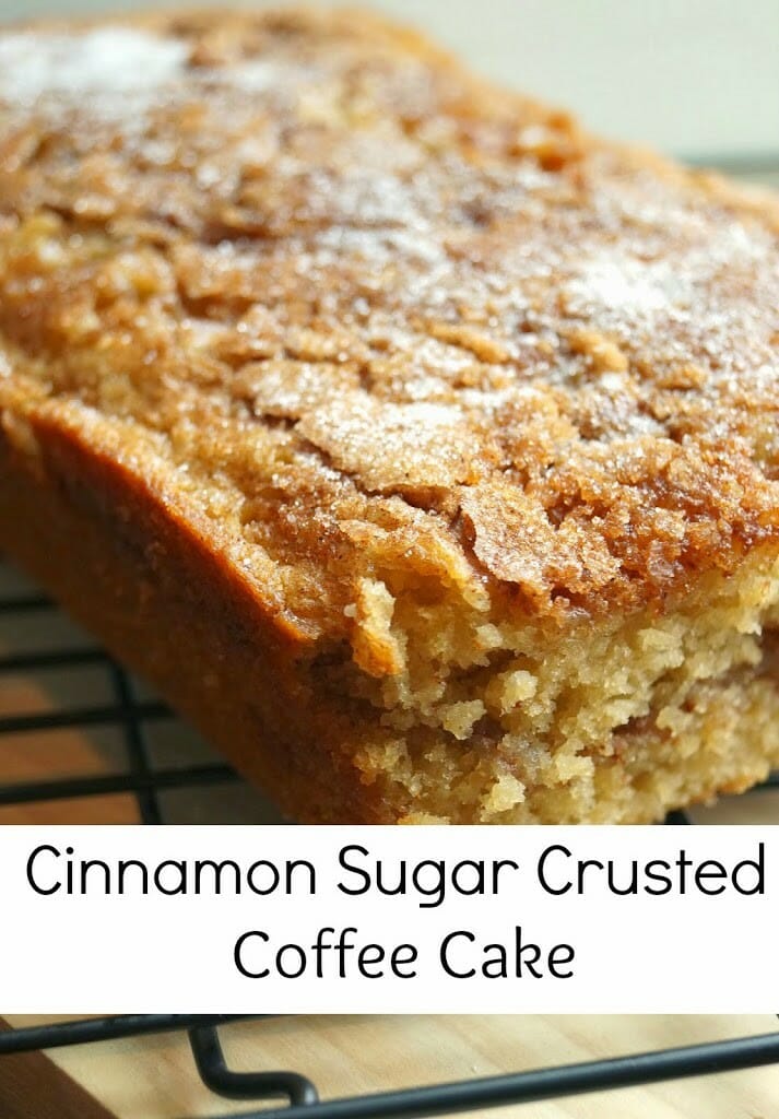 Cinnamon Sugar Crusted Coffee Cake