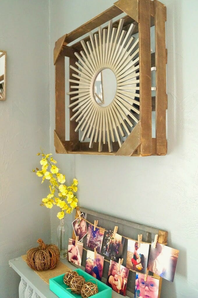 This little Instagram is another DIY from a really old screen and some twine!