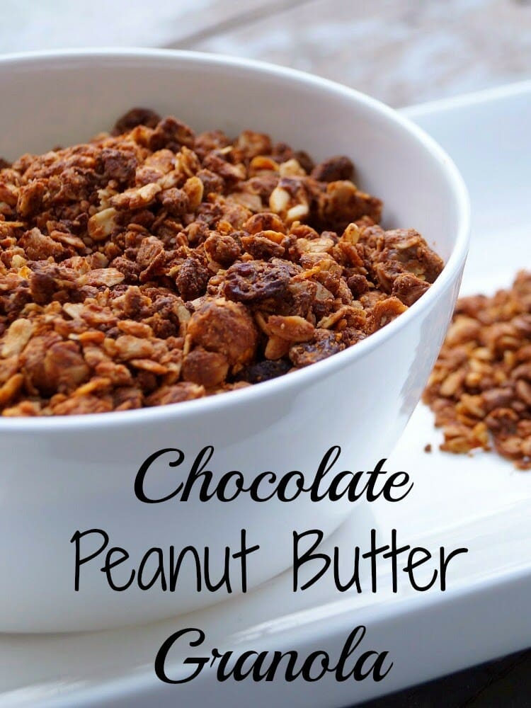 Homemade Chocolate Peanut Butter Granola