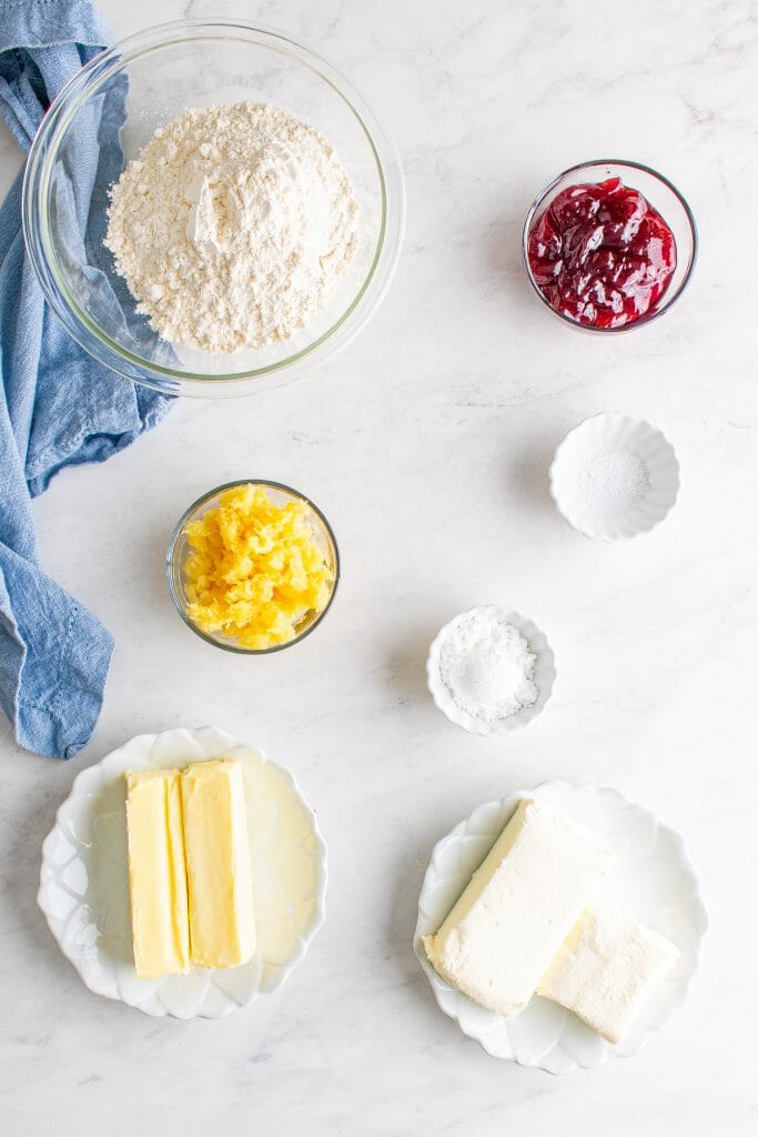 Kolachy Cookie Recipe Ingredients