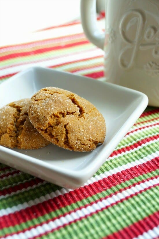 Soft and Chewy Gingersnaps