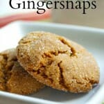 Soft and Chewy Ginger Snaps