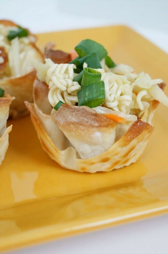 General Tso Wonton Cups ready to eat