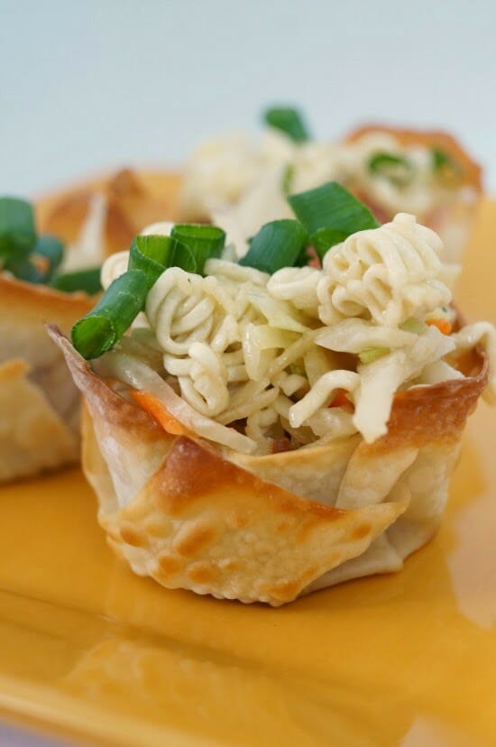 General Tso Wonton Cups