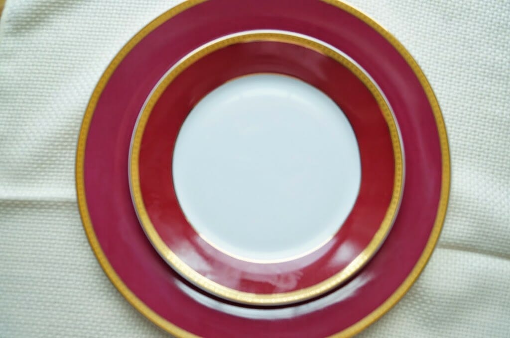 Red plate