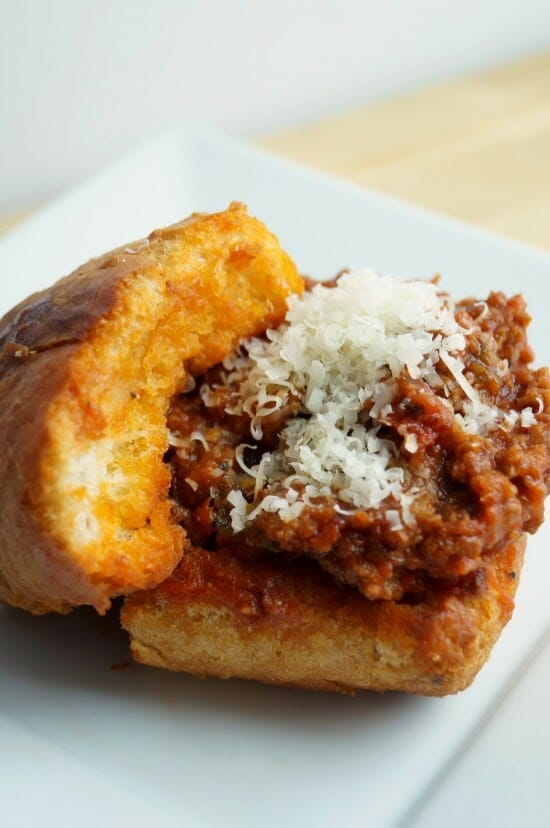 Crockpot Italian Sausage Sloppy Joes