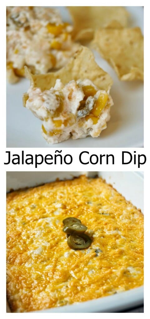 A creamy and slightly spicy dip! This Jalapeno Corn is so good you will be making it for all of your parties! 