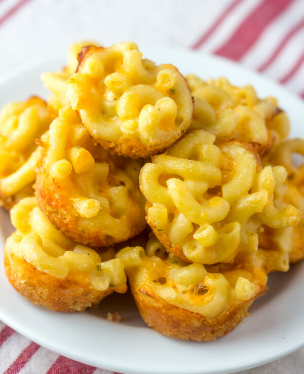 Mini Macaroni And Cheese Bites | Kids Birthday Party Food Ideas They Won't Snub | kid friendly cold appetizers