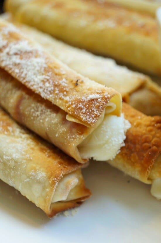 Baked Pizza Roll Ups with Cheese