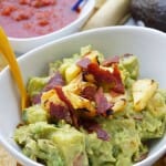 Grilled Pineapple and Bacon Guacamole
