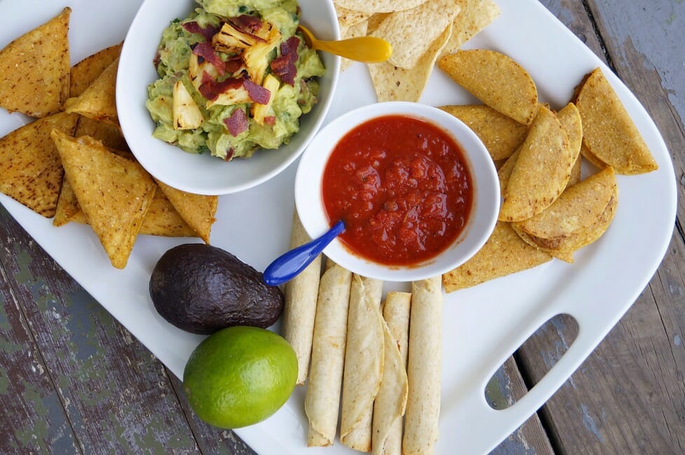 Grilled Pineapple and Bacon Guacamole