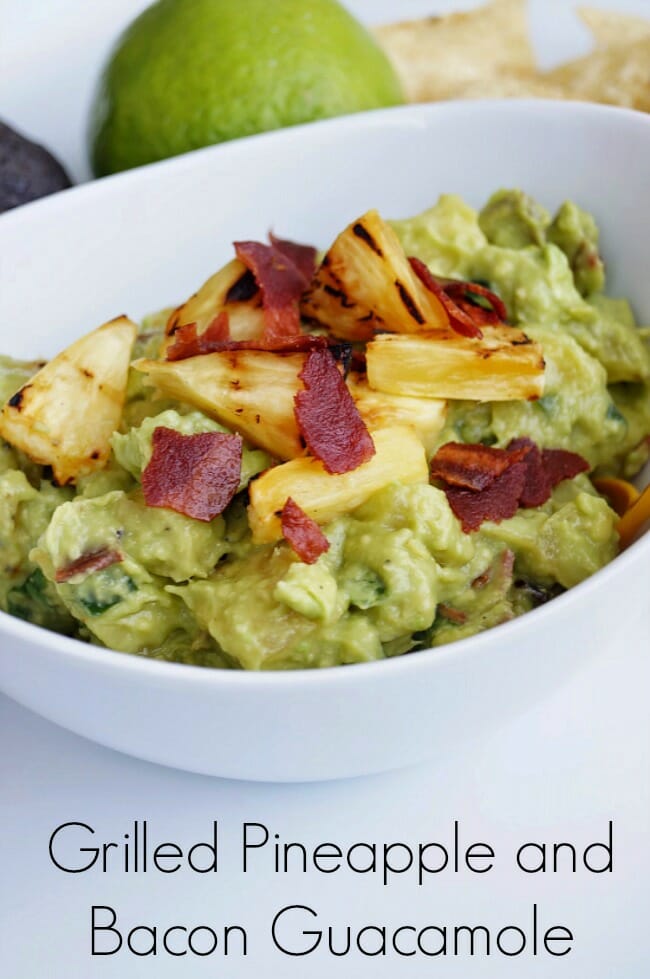 Grilled Pineapple and Bacon Guacamole
