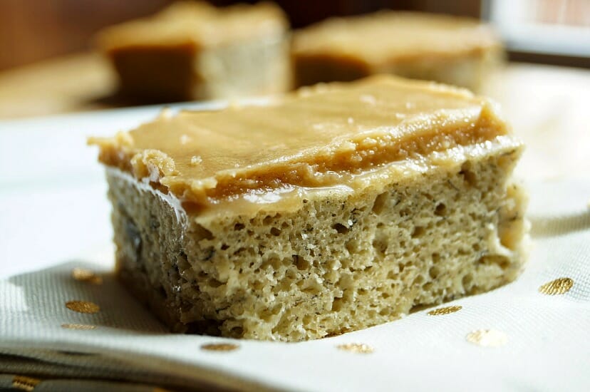 Banana Bread Brownies with Peanut Butter Cream Cheese Frosting