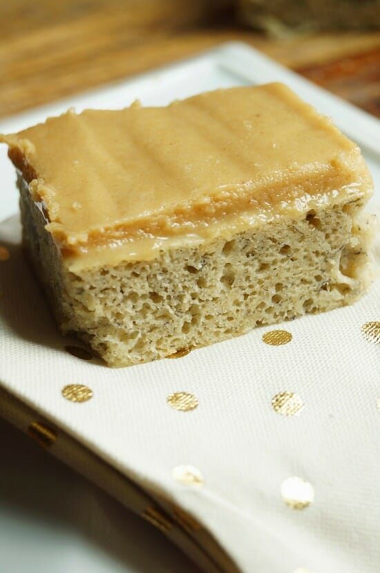 Banana Bread Brownies with Peanut Butter Cream Cheese Frosting