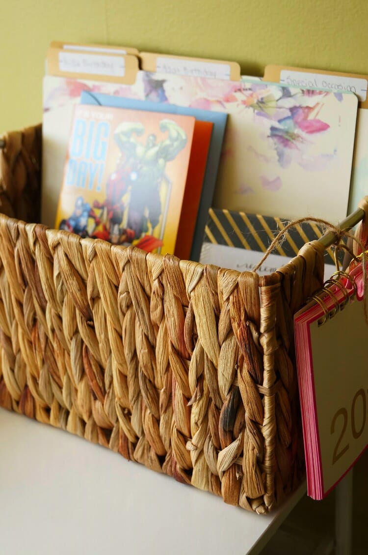 DIY Ready to Go Greeting Card Station