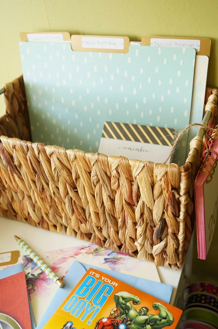 DIY Ready to Go Greeting Card Station