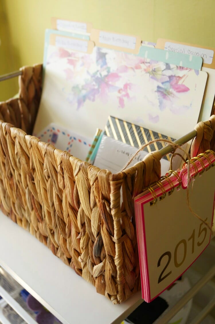 DIY Ready to Go Greeting Card Station