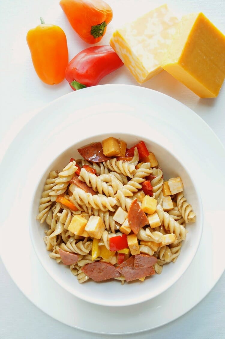 Easy Balsamic Pasta Salad