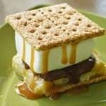 Grilled Banana Fosters S’mores