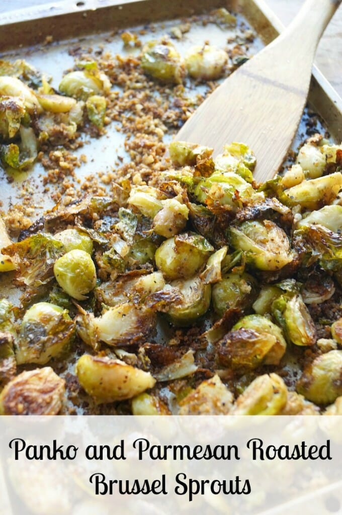 Panko and Parmesan Roasted Brussel Sprouts Recipe