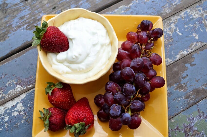 Easy Two Ingredient Key Lime Fruit DIp
