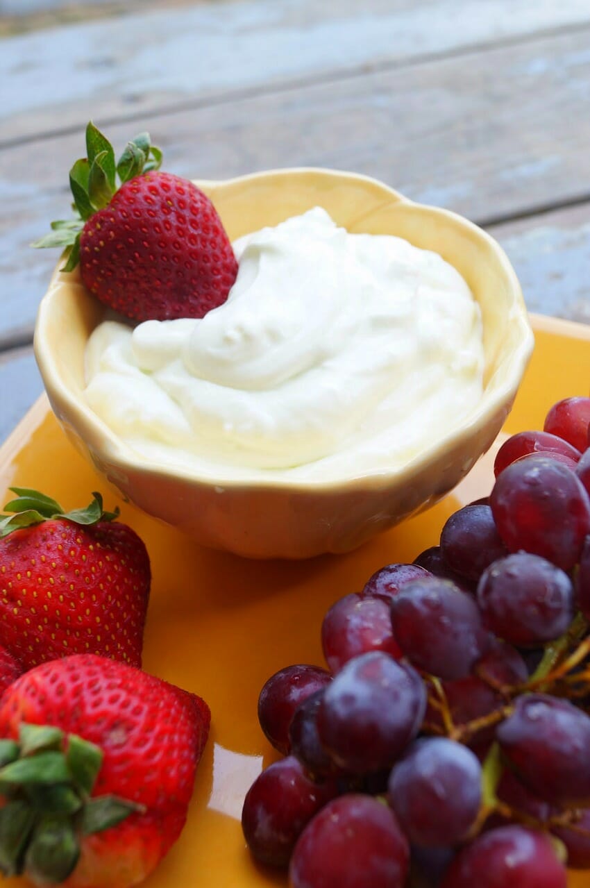 Easy Two Ingredient Key Lime Fruit DIp