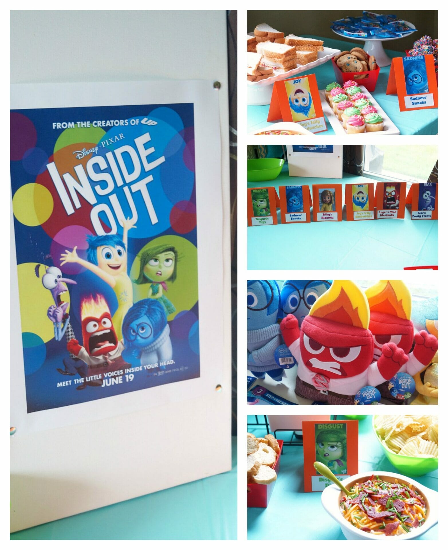 A fun and easy Inside Out Party to celebrate Disney's New Movie! #ad #InsideOutEmotions