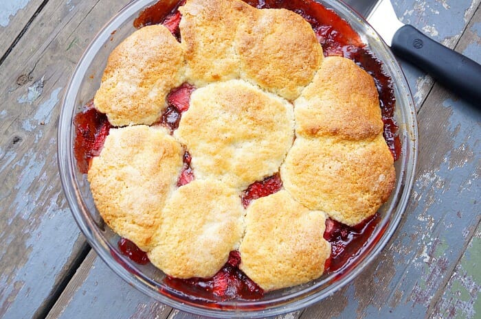 Strawberry and Nutella Cobbler Recipe