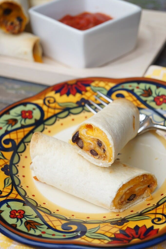 Southwestern Breakfast Taquitos. These are our favorite breakfast and one of my favorite things to make because I can cook a big batch and freeze for later!