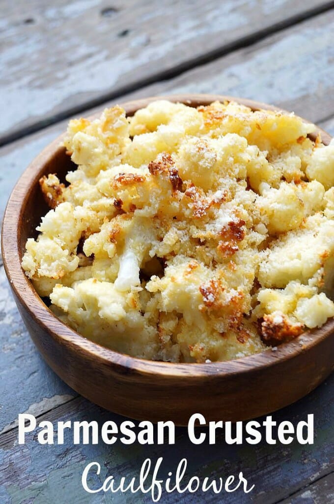 Parmesan Crusted Cauliflower Recipe
