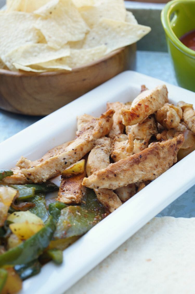 Poblano and Potato Chicken Tacos