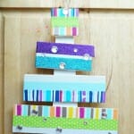 Colorful DIY Washi Tape Tree